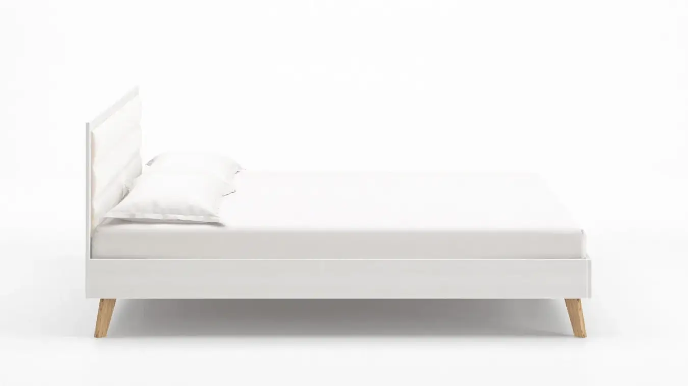 Кровать Tilda Soft, цвет Белый премиум из лдсп в современном стиле Askona фотография товара - 3 - большое изображение