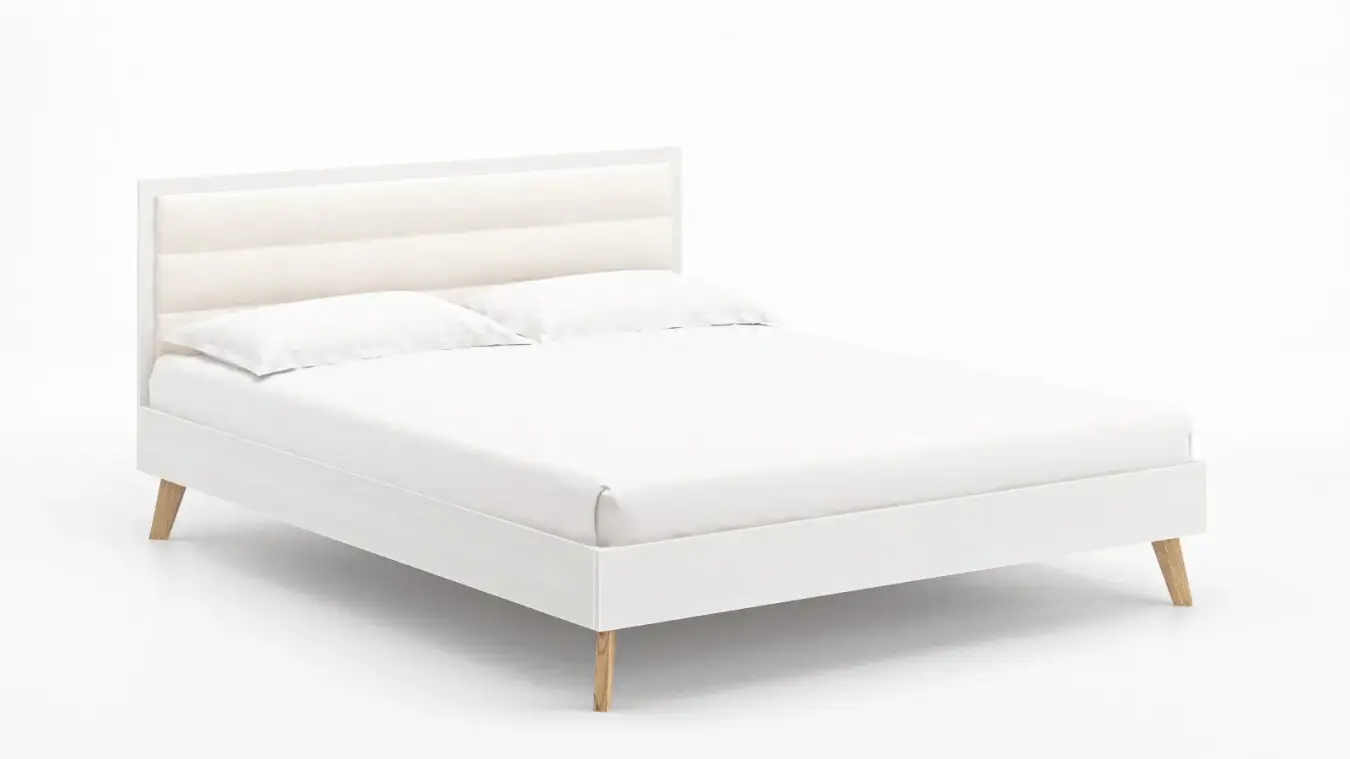 Кровать Tilda Soft, цвет Белый премиум из лдсп в современном стиле Askona фотография товара - 4 - большое изображение