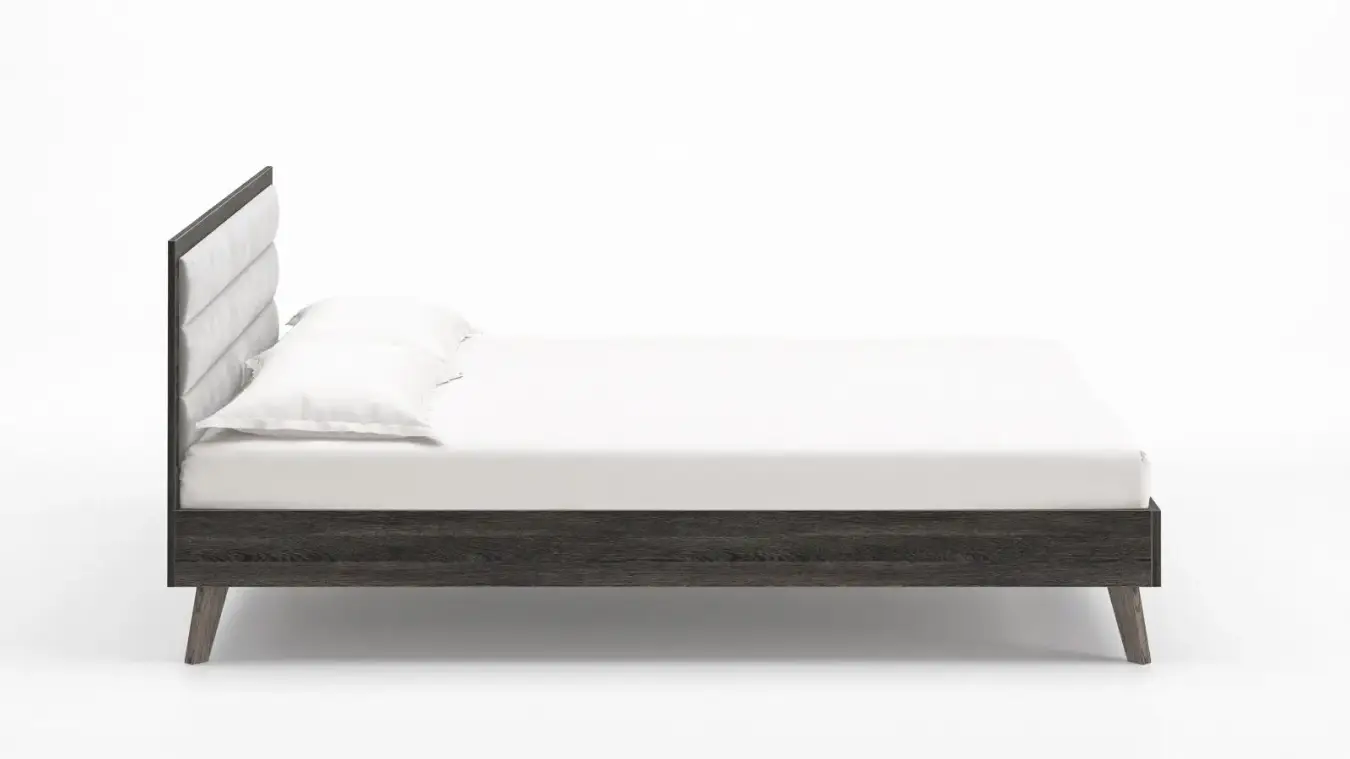Кровать Tilda Soft, цвет Венге Мали из лдсп в современном стиле Askona фотография товара - 3 - большое изображение